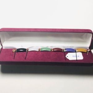 Multi-Color 14K Gold Bracelet